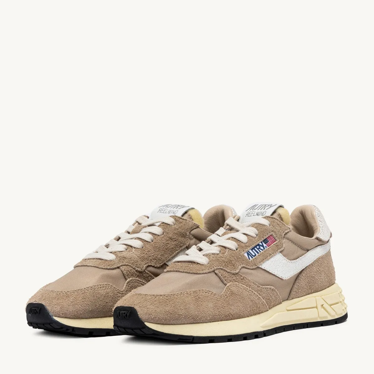 AUTRY - Zapatilla Urbana Hombre Cuero Beige Autry