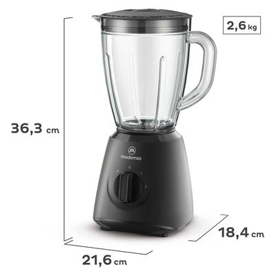 Imagen 2 del producto Licuadora 1.5 L MBL20 Negro