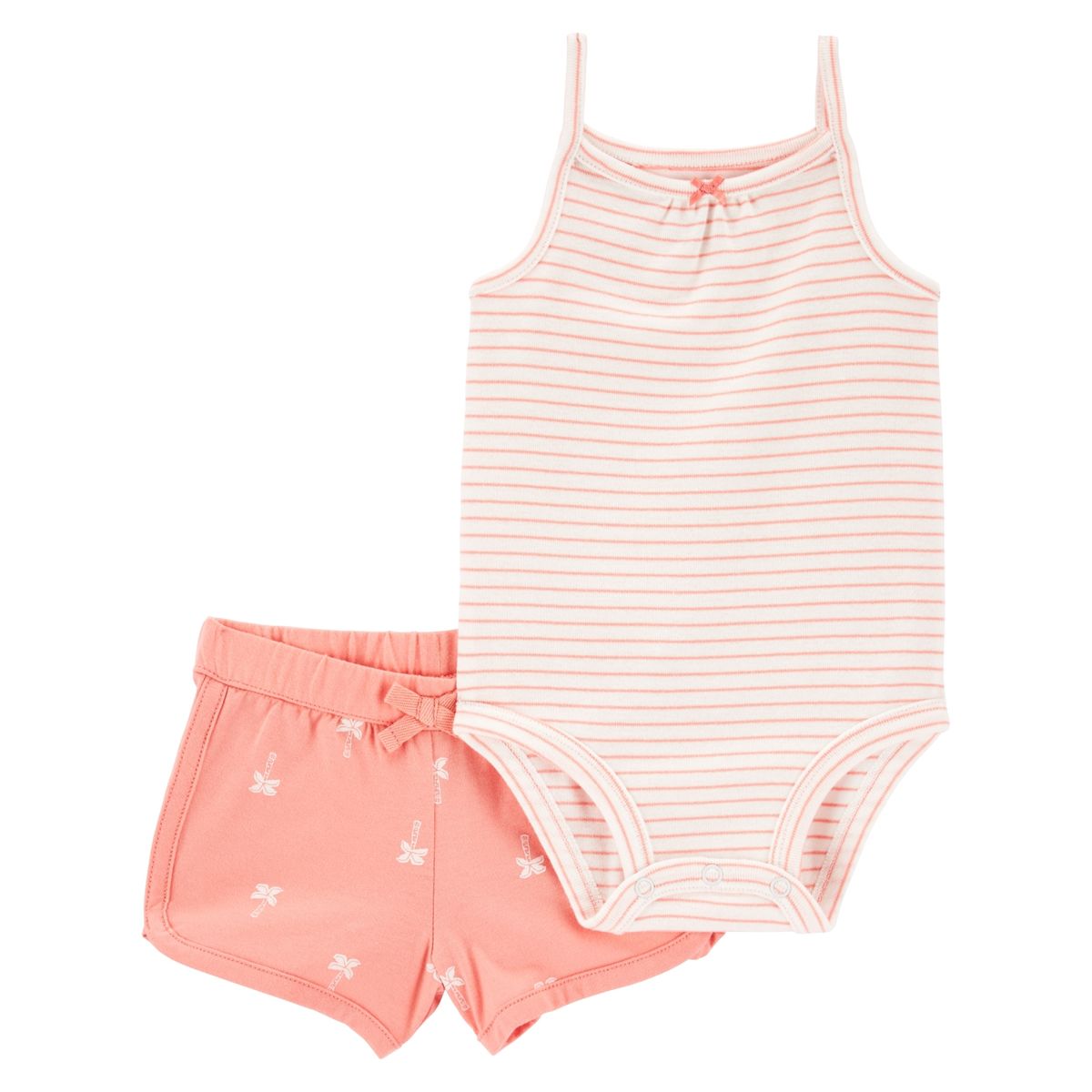 CARTER'S - Conjunto 2 Piezas Short y Body Bebé Niña Carter's
