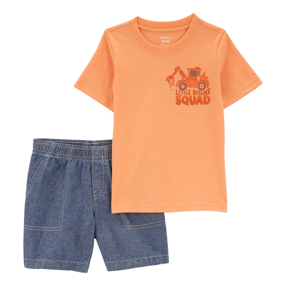 CARTER'S - Conjunto 2 Piezas Polera y Short Niño  Carter's