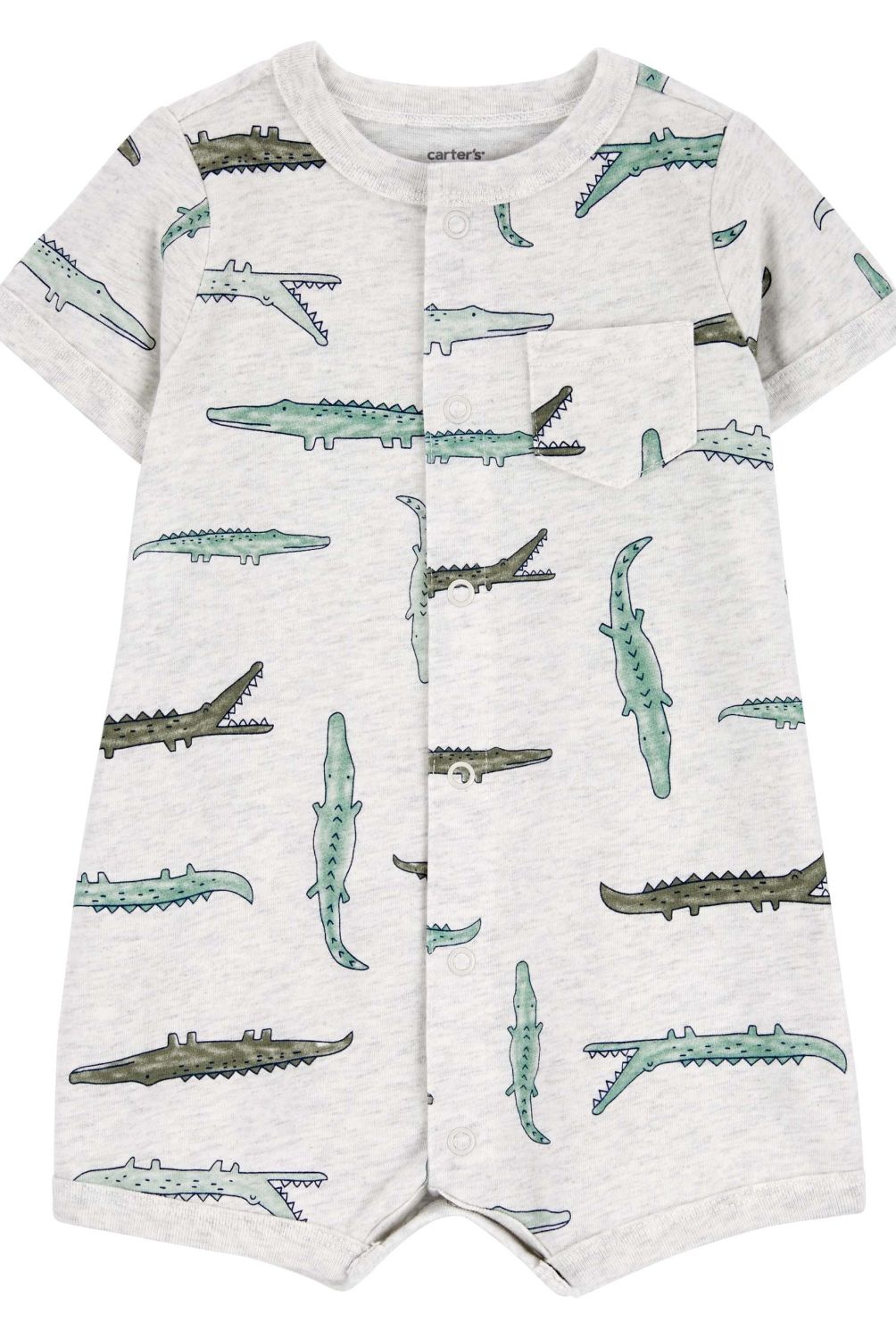 CARTER'S - Enterito Carter's Algodón Estampado Cocodrilo Bebé Niño