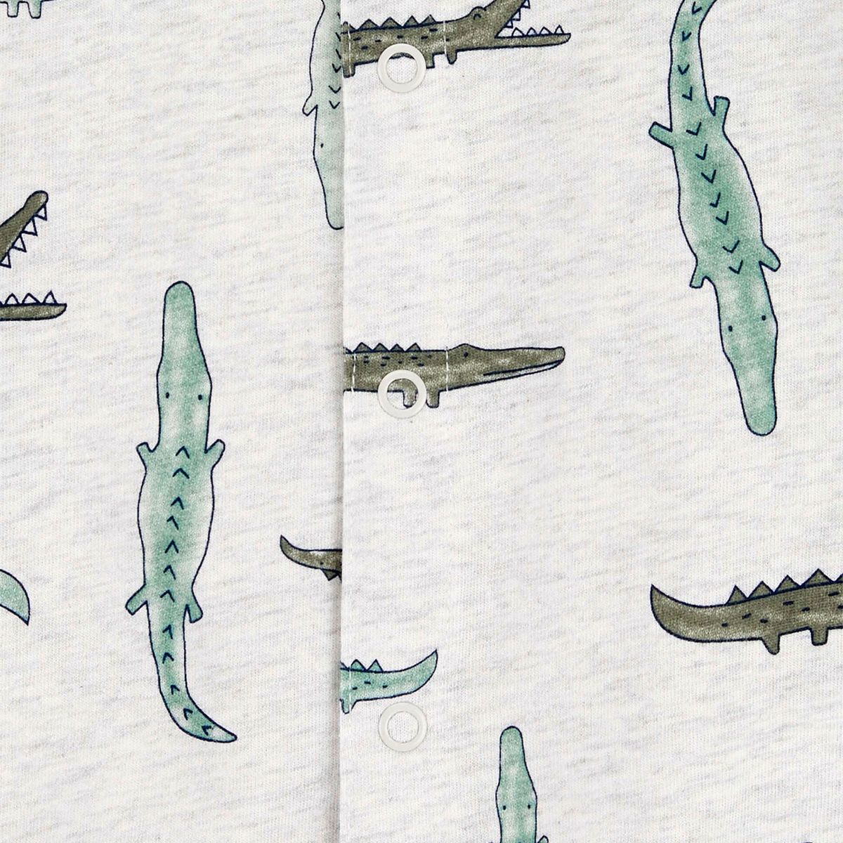 CARTER'S - Enterito Carter's Algodón Estampado Cocodrilo Bebé Niño