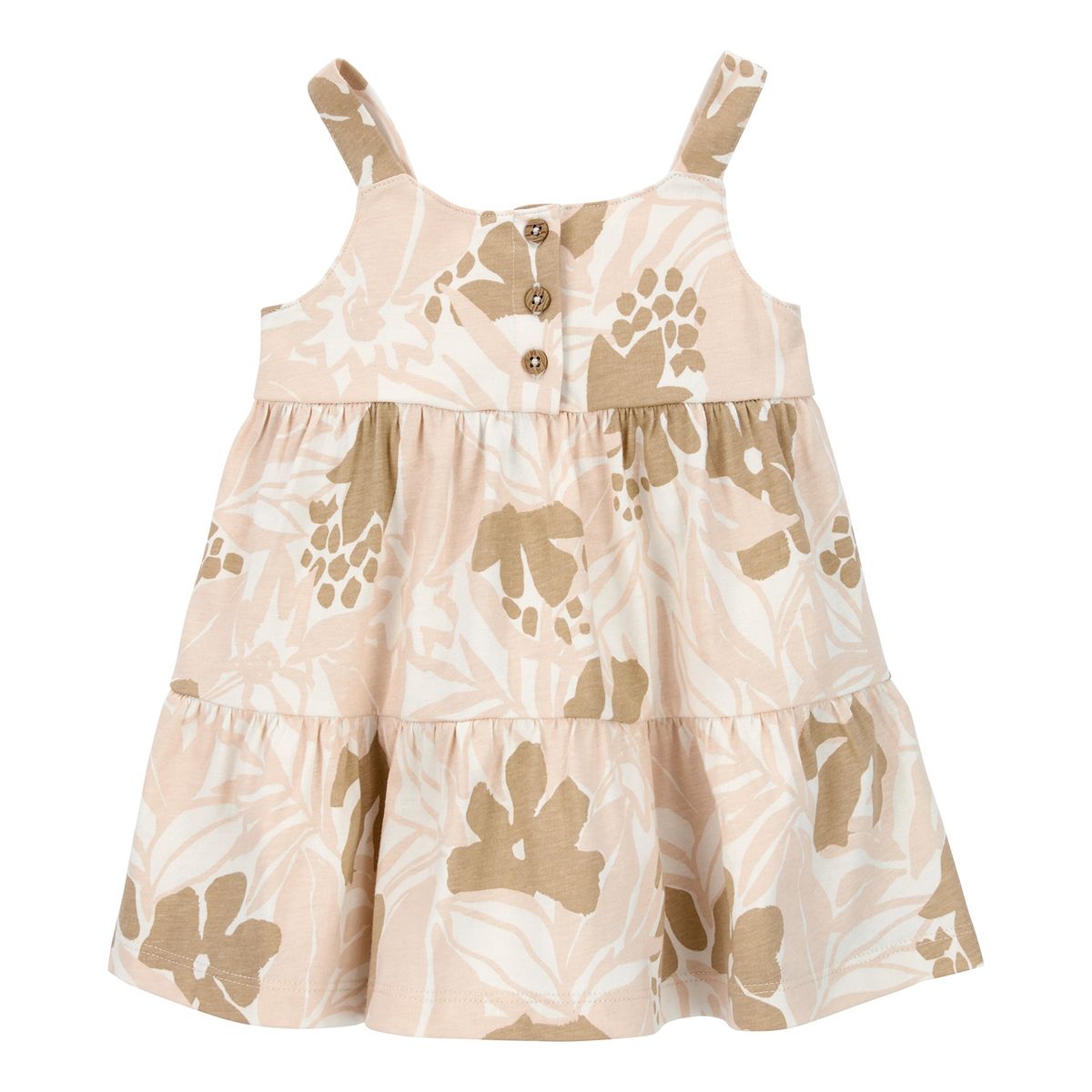 CARTER'S - Vestido Algodón Con Cubre Pañal Bebé Niña Carter's