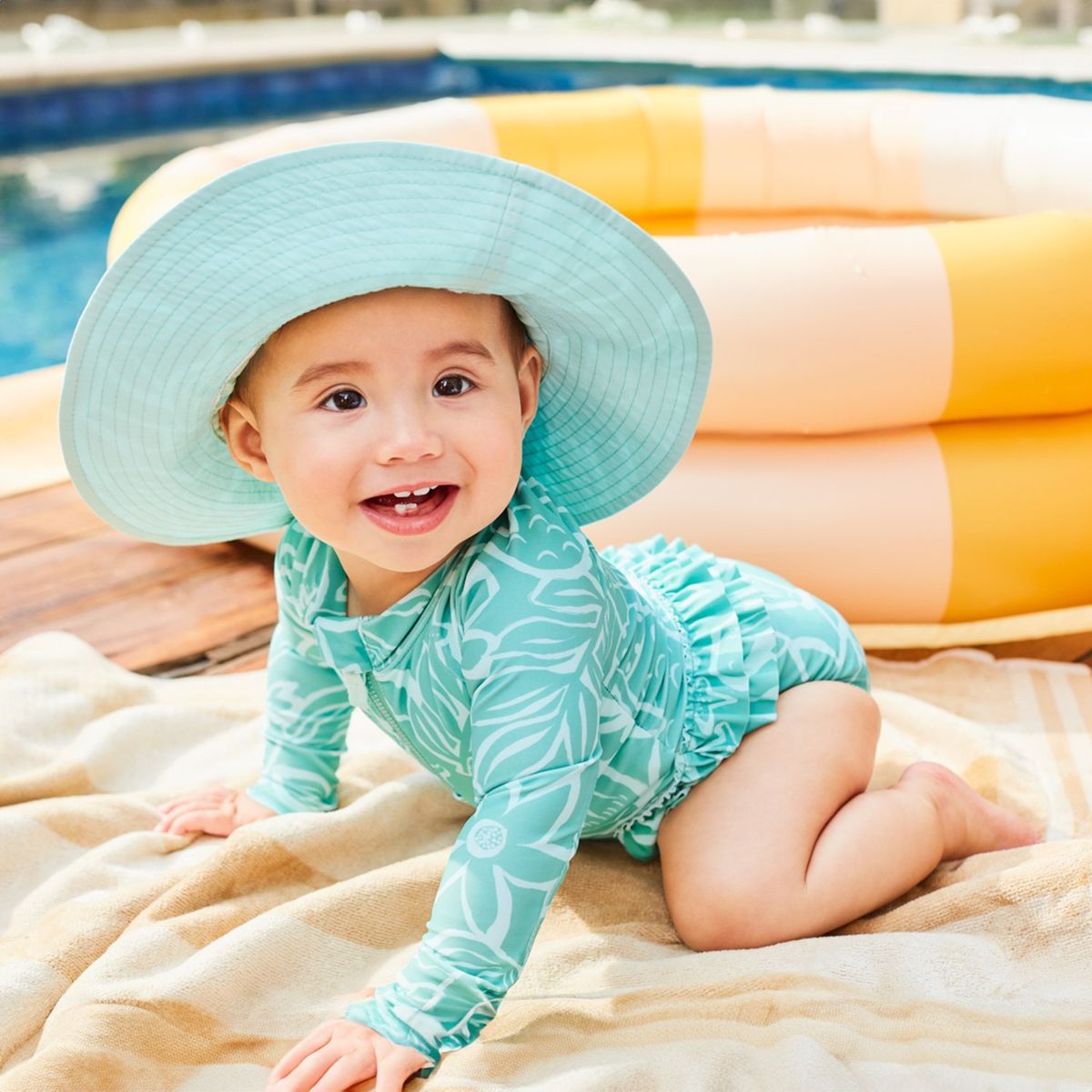 CARTER'S - Traje De Baño Protección Uv50+ Bebé Niña Carter's