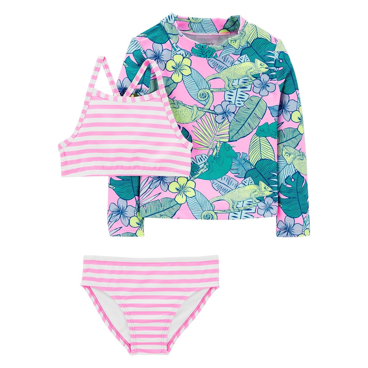 CARTER'S - Traje de Baño 3 Piezas Niña Carter's Protección UV 50+