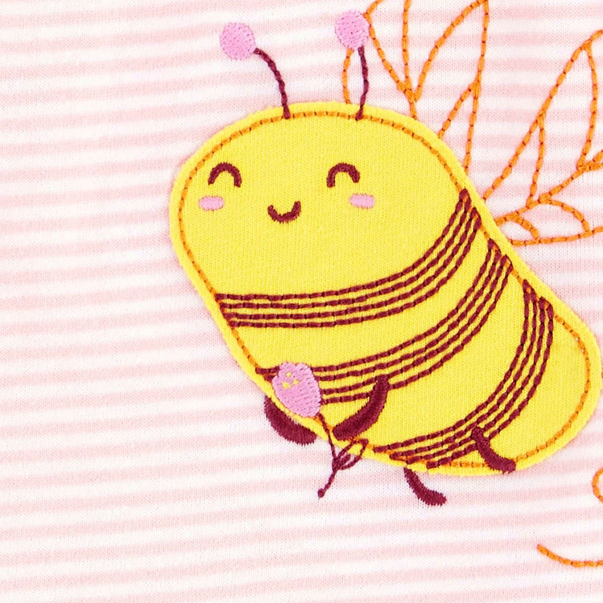 CARTER'S - Enterito de Algodón a Rayas con Abeja para Bebé Niña Carter's