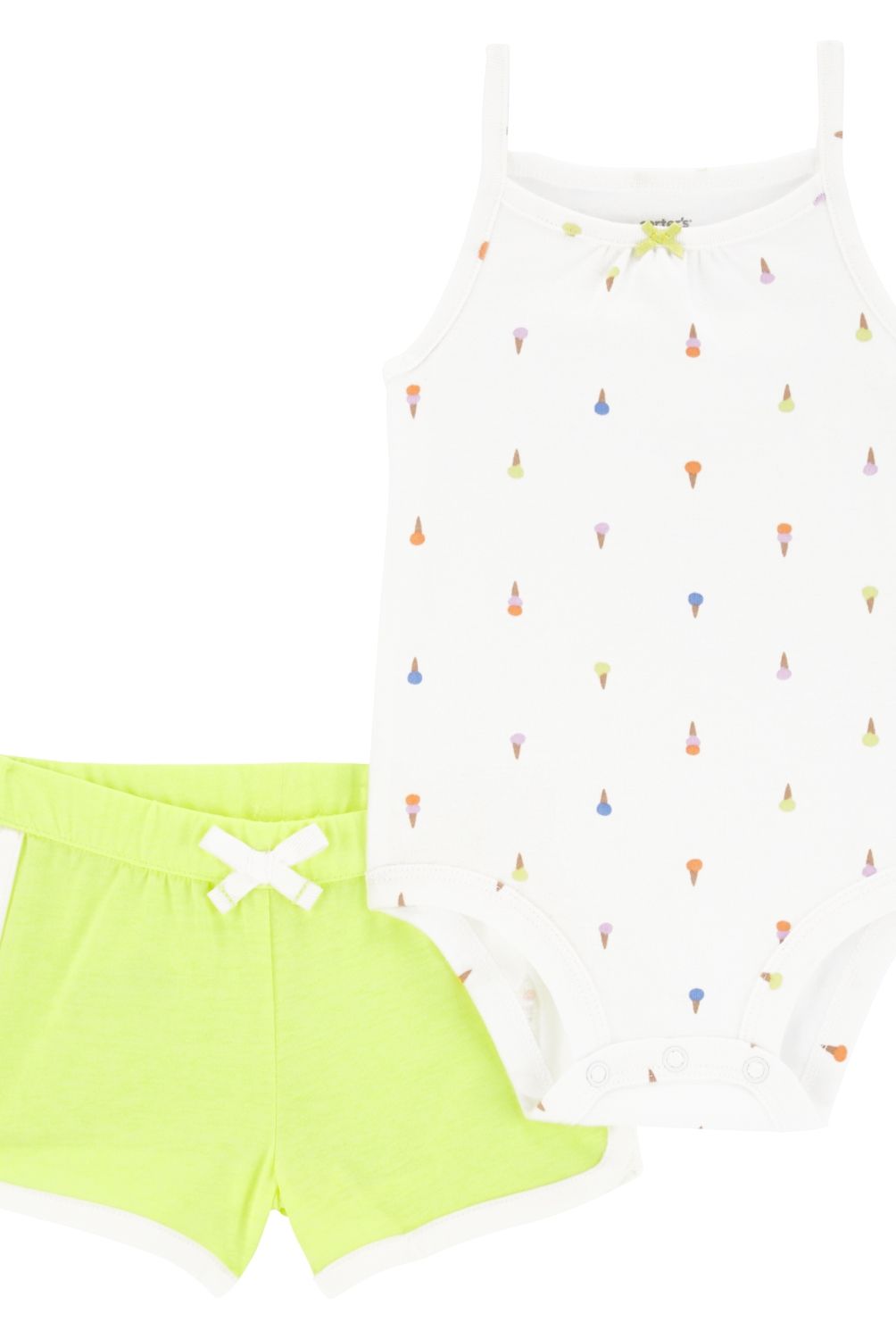 CARTER'S - Conjunto 2 Piezas Short y Body Bebé Niña Carter's