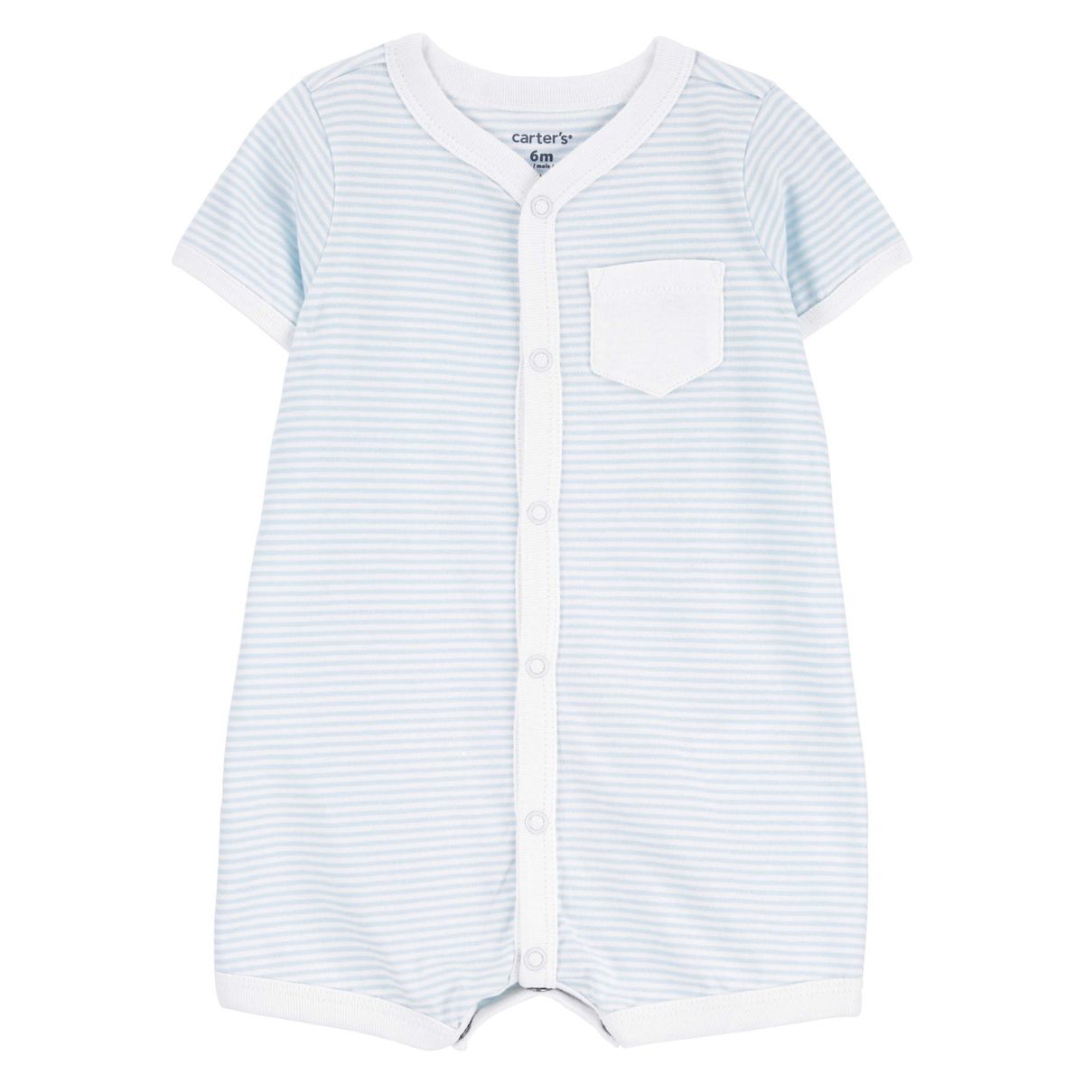 CARTER'S - Enterito Carter's de Algodón a Rayas para Bebé Niño