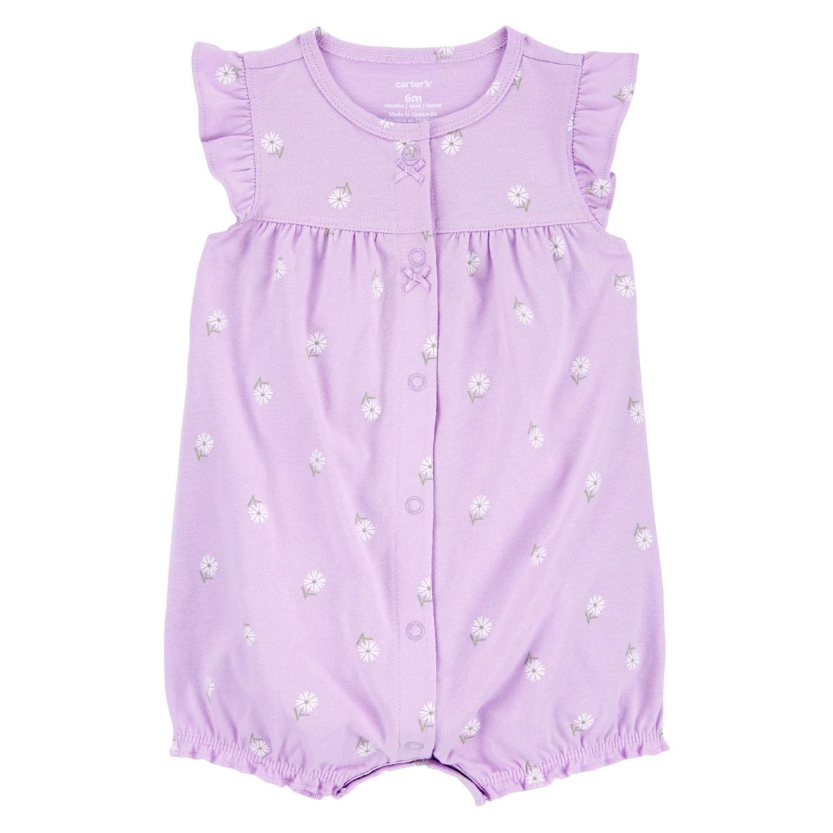 CARTER'S - Enterito Bebé Niña Algodón Estampado Floral Carter's