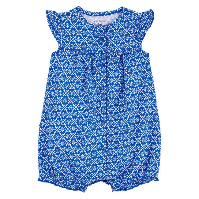 CARTER'S - Enterito Carter's de Algodón Estampado para Bebé Niña