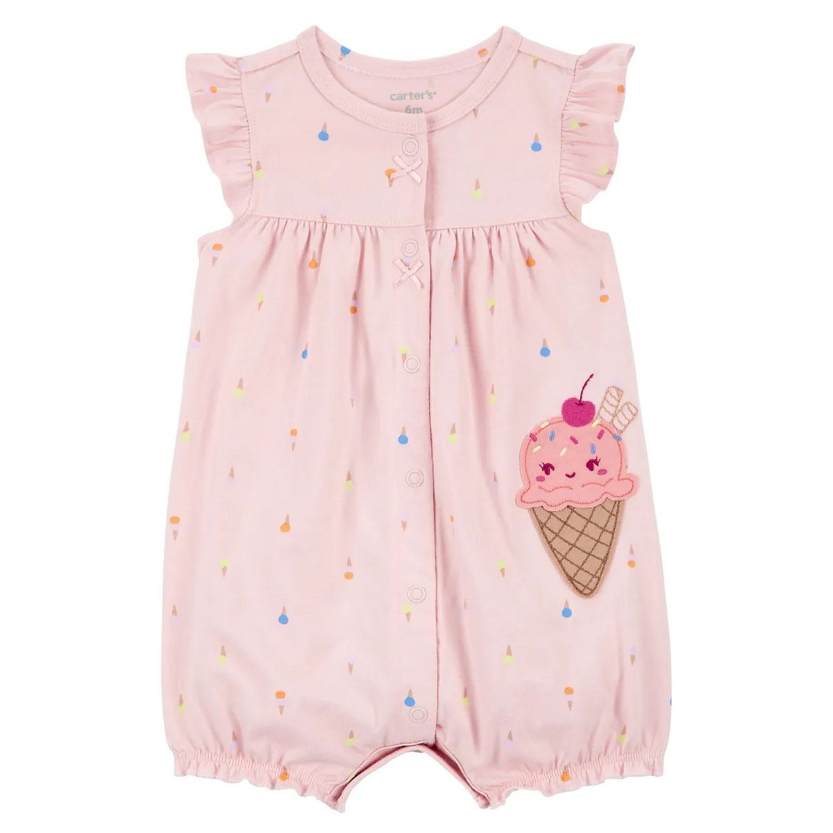 CARTER'S - Enterito de Algodón con Estampado de Helados para Bebé Niña Carter's