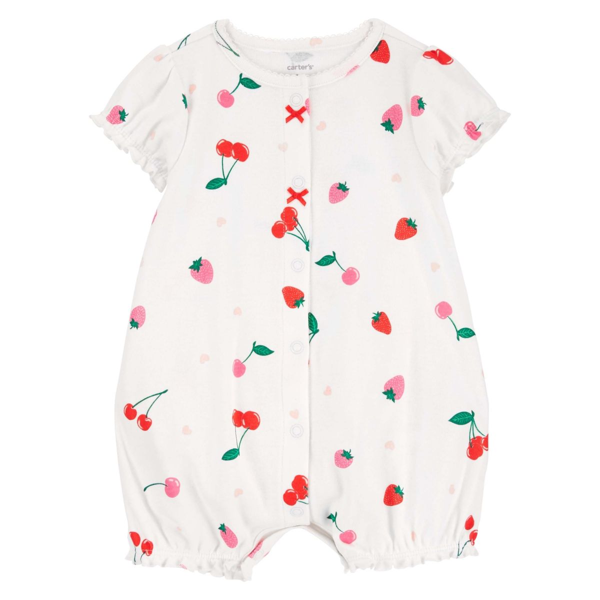 CARTER'S - Enterito Carter's de Algodón Estampado para Bebé Niña