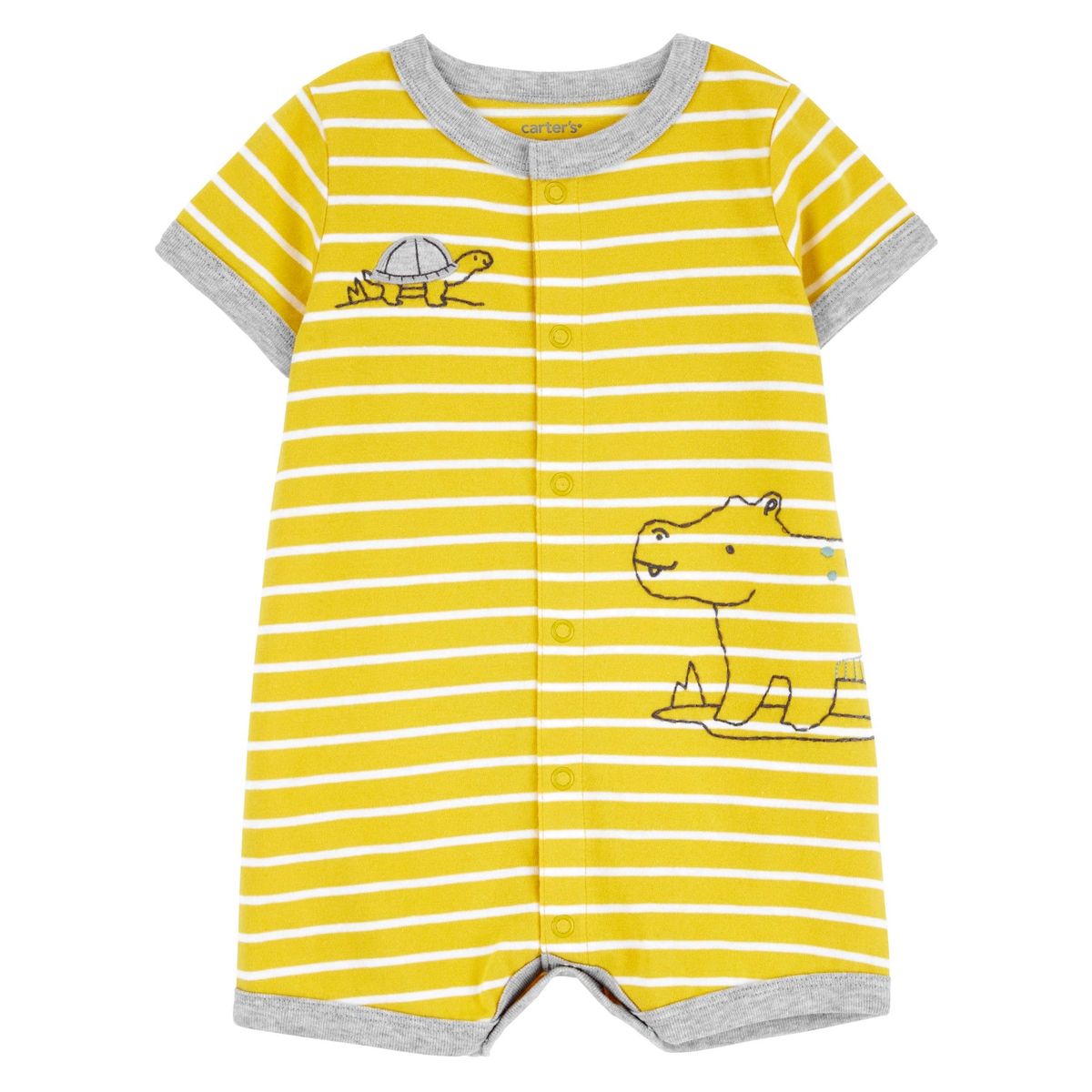 CARTER'S - Enterito Carter's Rayas y Animales Bebé Niño
