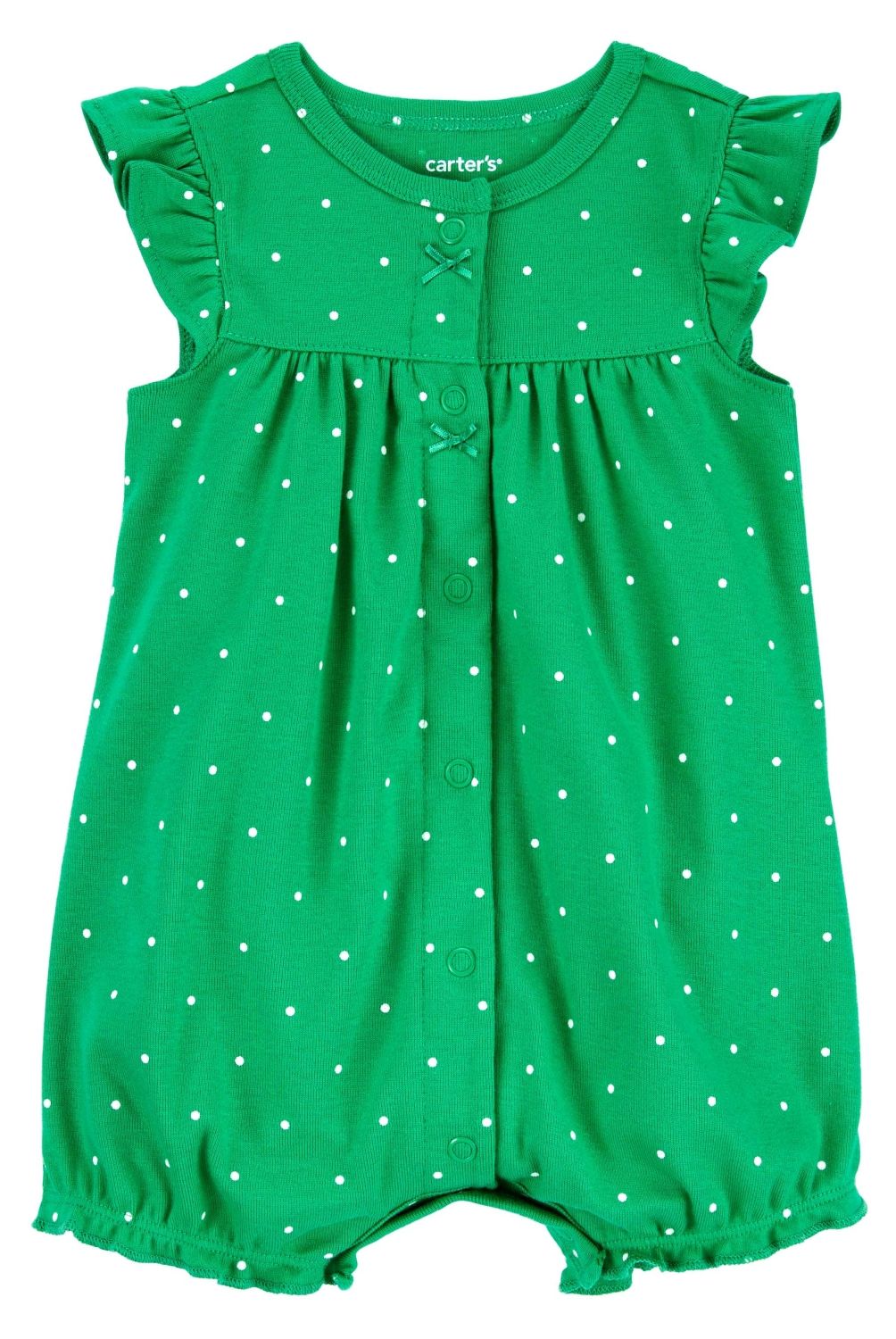 CARTER'S - Enterito Carter's de Algodón con Lunares para Bebé Niña