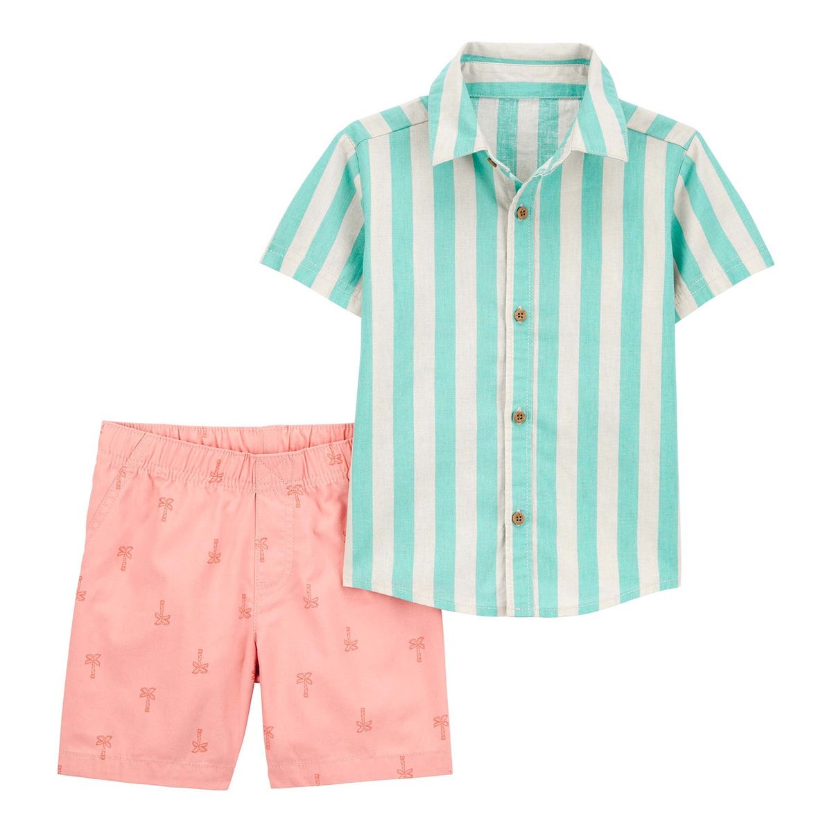 CARTER'S - Conjunto 2 Piezas Camisa y Short Bebé Niño Carter's