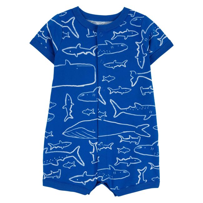 CARTER'S - Enterito Algodón Estampado Tiburones Bebé Niño Carter's
