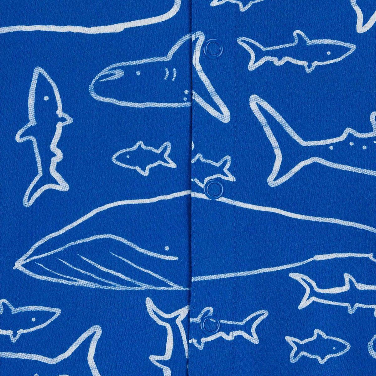 CARTER'S - Enterito Algodón Estampado Tiburones Bebé Niño Carter's