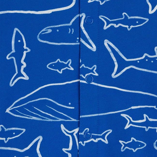 CARTER'S - Enterito Algodón Estampado Tiburones Bebé Niño Carter's