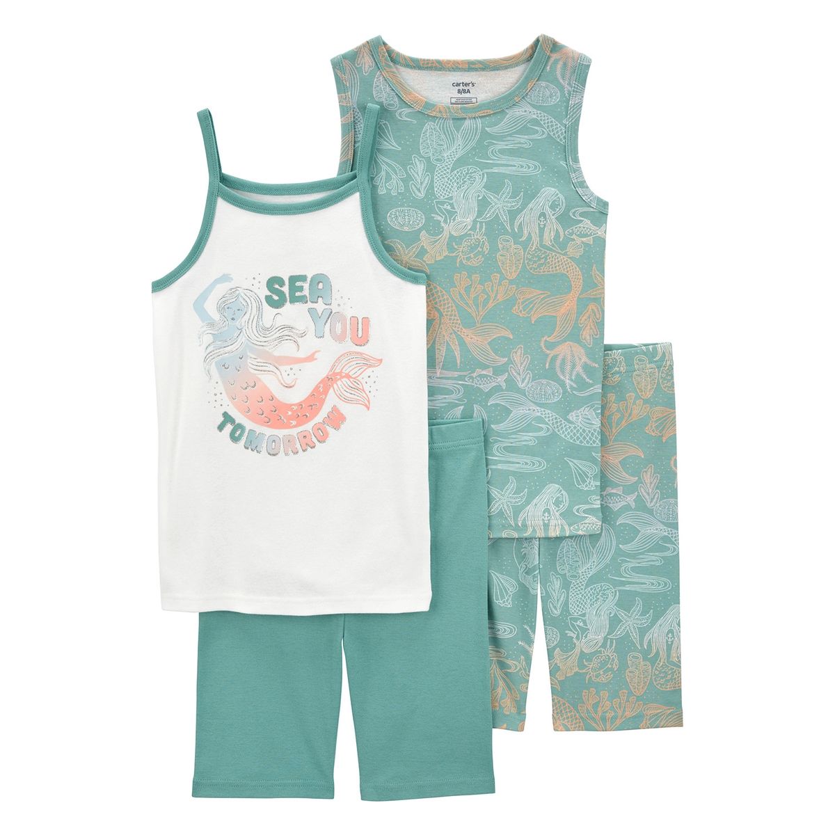 CARTER'S - Pijama 4 Piezas Niña  Carter's