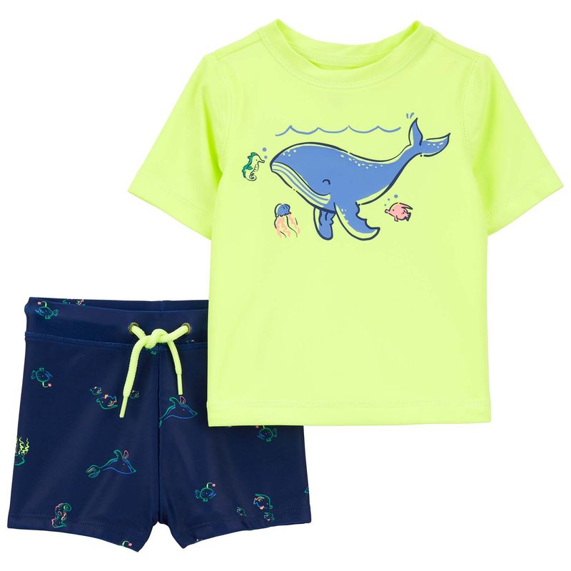 CARTER'S - Traje de Baño 2 Piezas Protección Uv50+ Bebé Niño Carter's