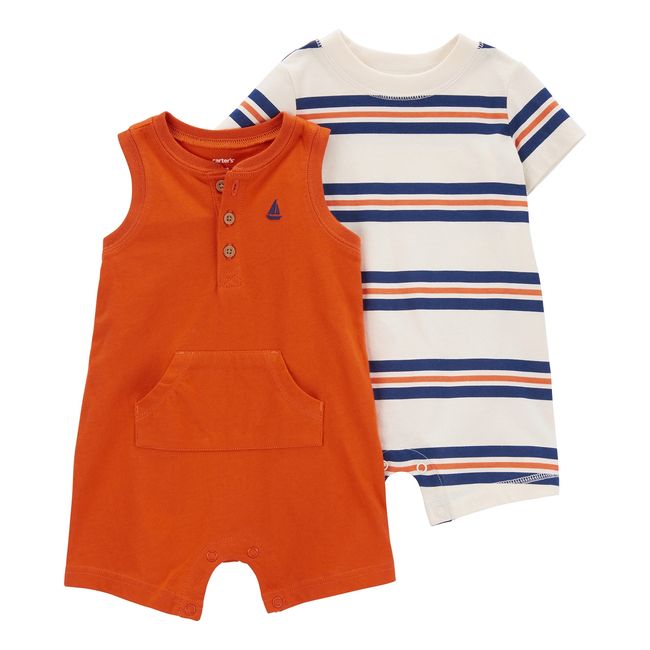 CARTER'S - Enterito Pack 2 Unidades Bebe Niño  Carter's