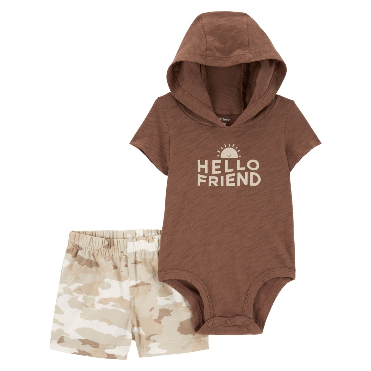 CARTER'S - Conjunto 2 Piezas Short y Body Bebé Niño Carter's