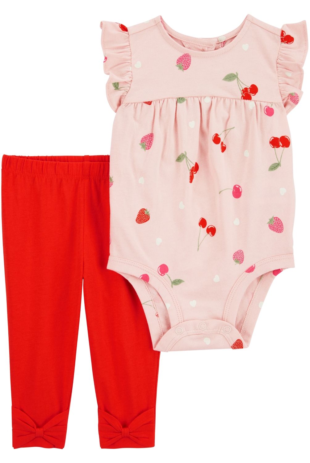 CARTER'S - Conjunto 2 Piezas Body y Calza Bebe Niña Carter's
