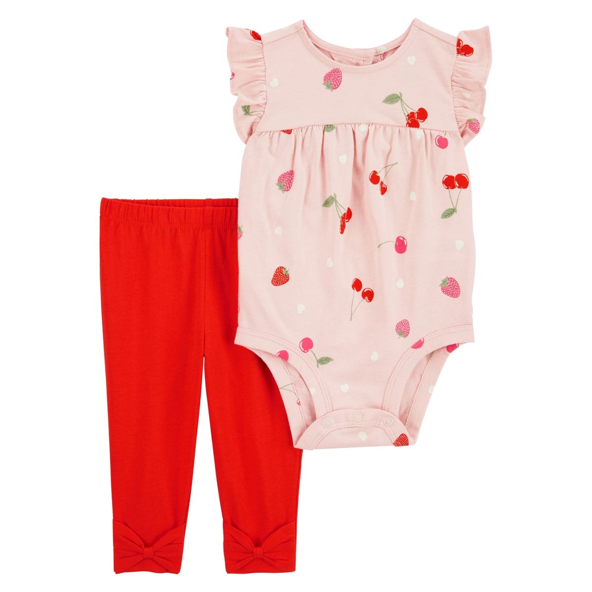 CARTER'S - Conjunto 2 Piezas Body y Calza Bebe Niña Carter's