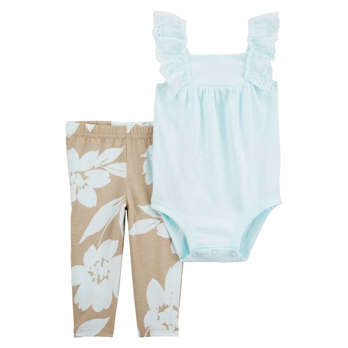 CARTER'S - Conjunto 2 Piezas Body y Calza Bebé Niña Carter's