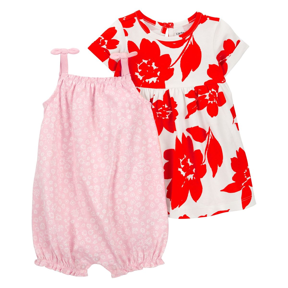 CARTER'S - Enterito Y Vestido Pack 2 Unidades Bebé Niña Carter's