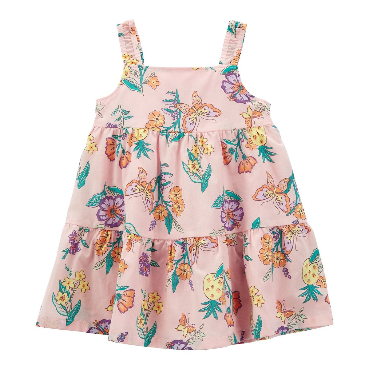 CARTER&#x27;S - Vestido Algodon Con Cubre Pañal Bebé Niña Carter&#x27;s