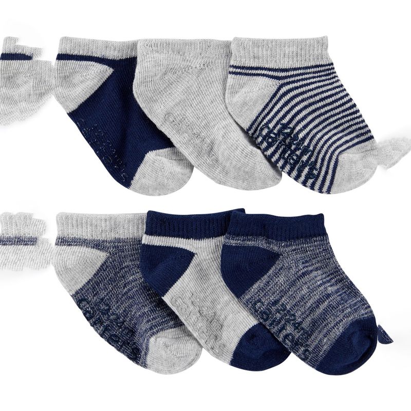 CARTER'S - Pack 6 Pares Calcetines Algodón Niño Carter's