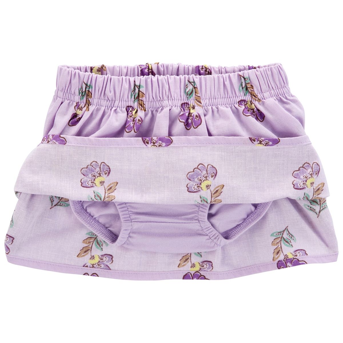 CARTER'S - Conjunto 2 Piezas Blusa Floral y Falda Short Bebé Niña Carter's