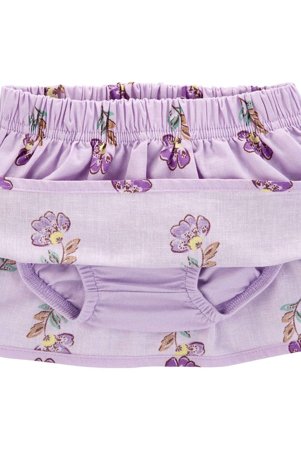 CARTER'S - Conjunto 2 Piezas Blusa Floral y Falda Short Bebé Niña Carter's
