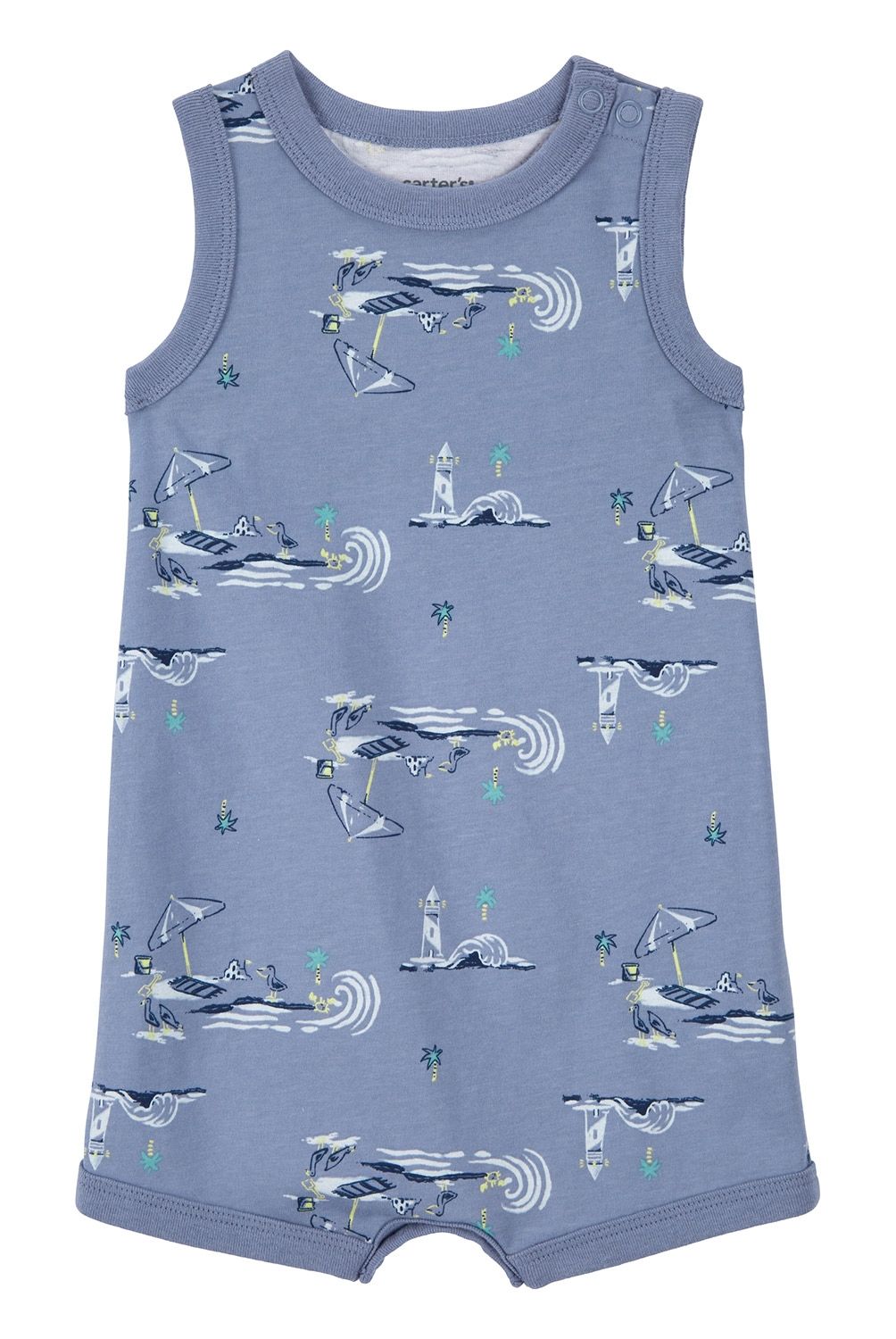 CARTER'S - Enterito Carter's de Algodón Estampado para Bebé Niño