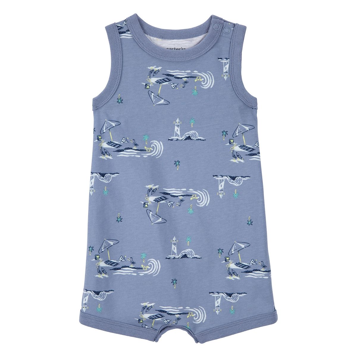 CARTER'S - Enterito Carter's de Algodón Estampado para Bebé Niño