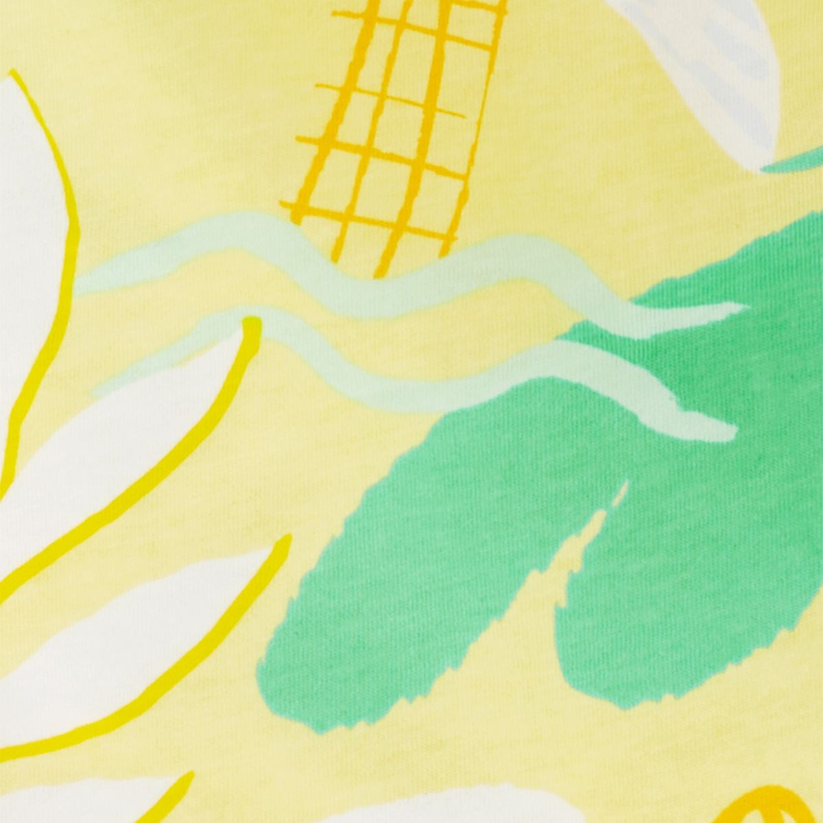 CARTER'S - Conjunto Carter's 2 Piezas Bebé Niña Polera Tropical y Short Mezclilla