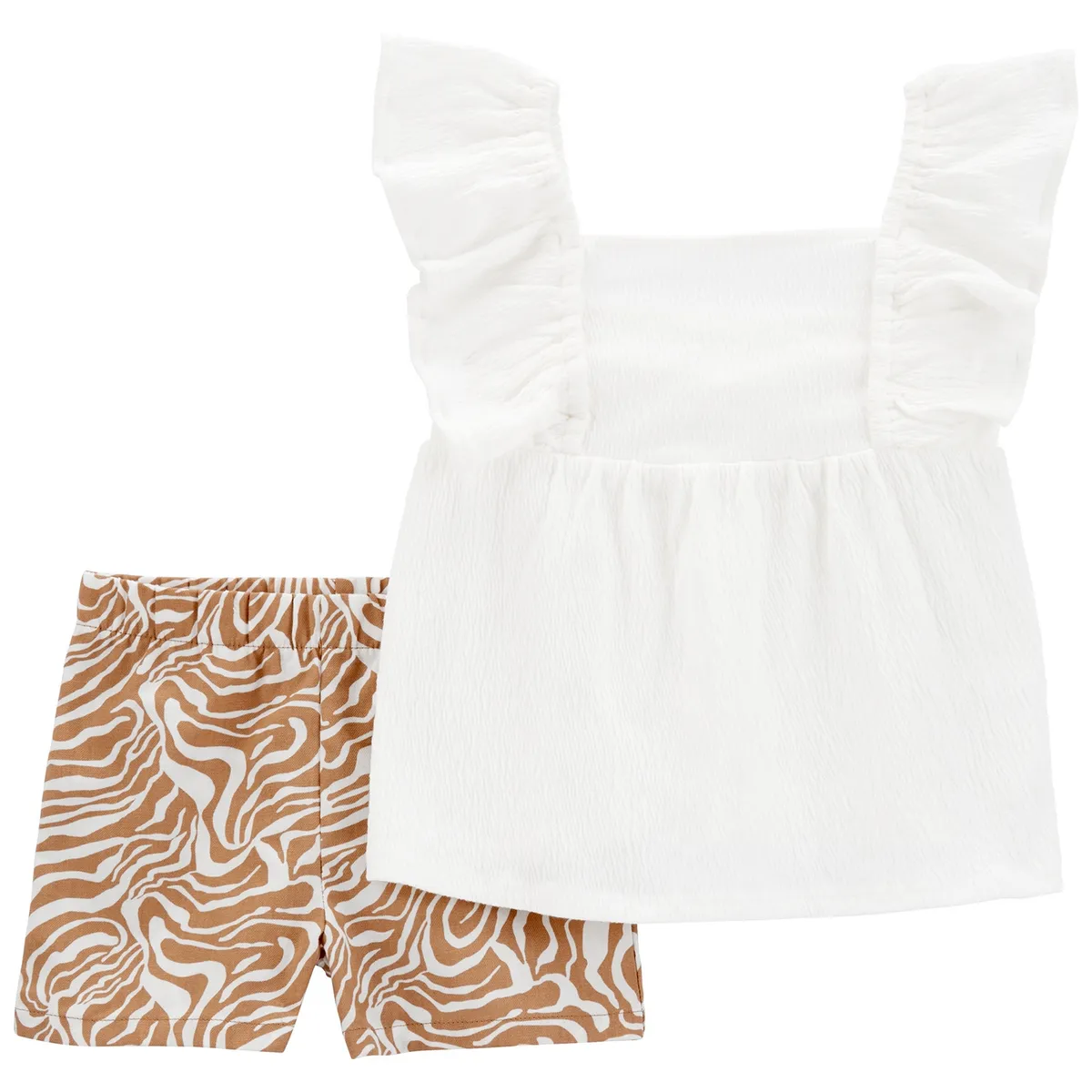 CARTER'S - Conjunto 2 Piezas Blusa y Short Bebé Niña Carter's