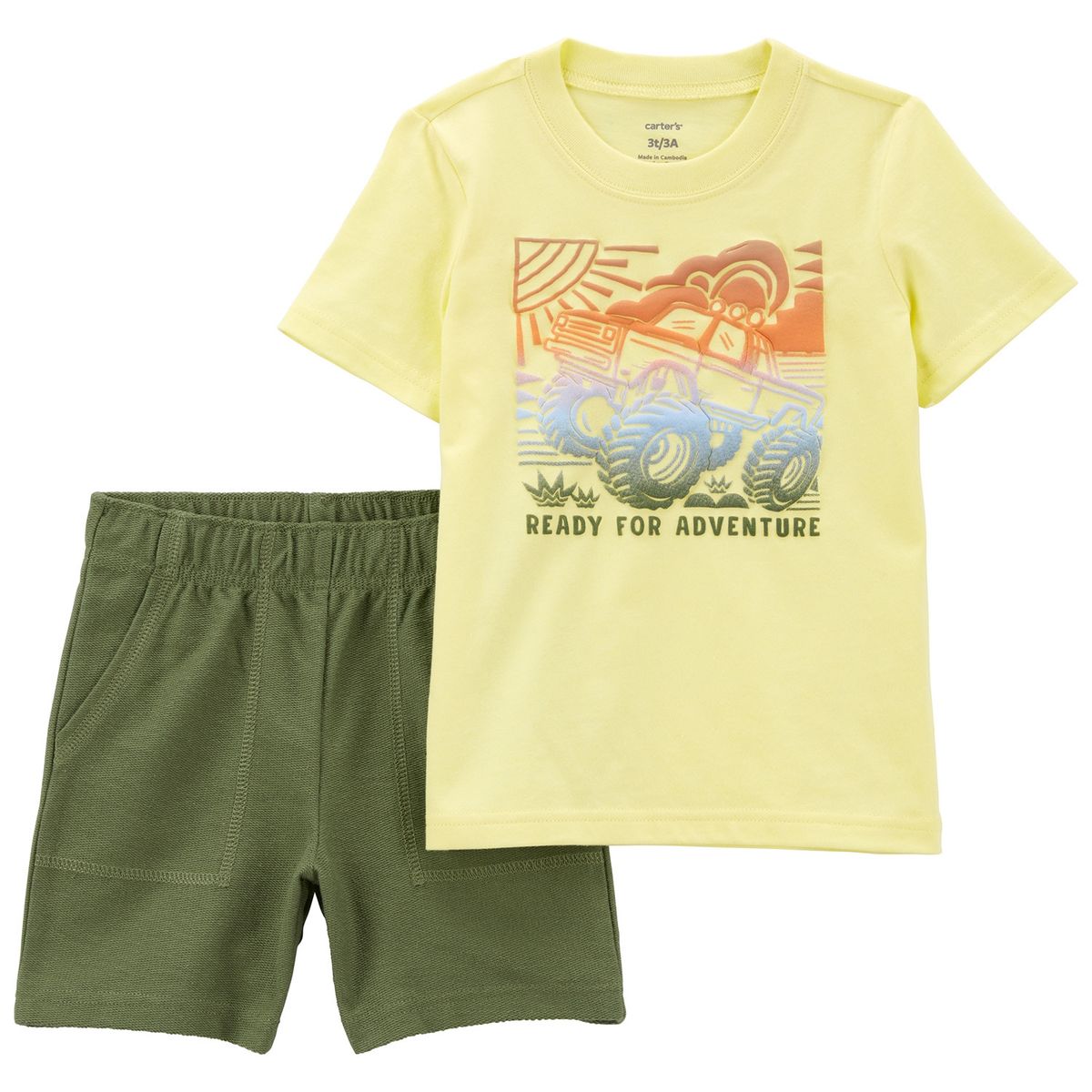 CARTER'S - Conjunto 2 Piezas Polera y Short Niño Carter's