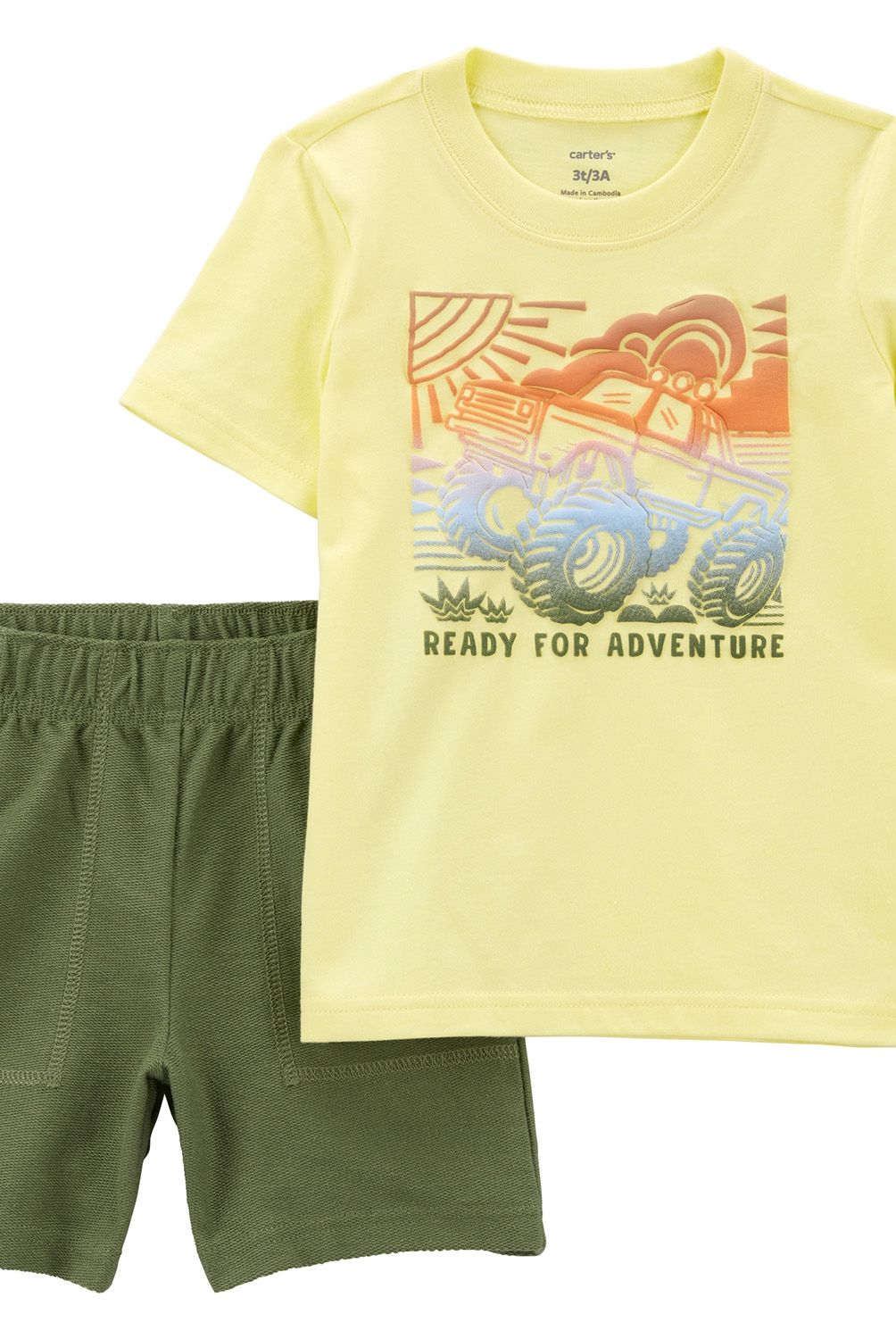 CARTER'S - Conjunto 2 Piezas Polera y Short Niño Carter's