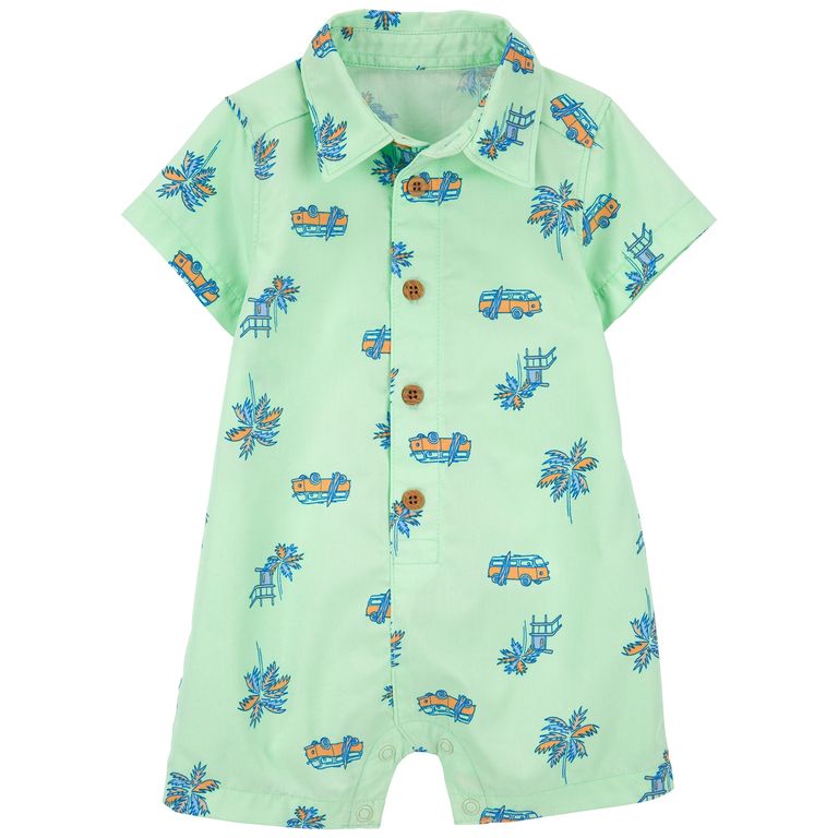 Enterito Algodón Estampado Bebé Niño