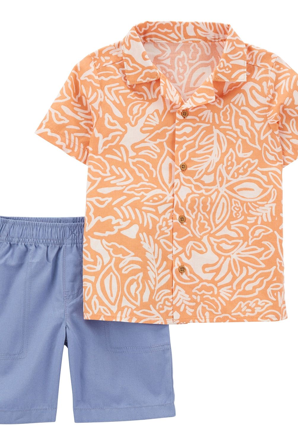 CARTER'S - Conjunto 2 Piezas Camisa Estampada y Short Bebé Niño Carter's