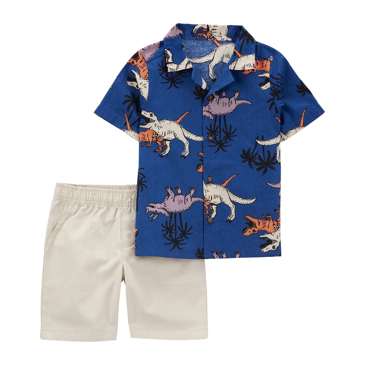 CARTER'S - Conjunto Camisa y Short Dinosaurios Bebé Niño Carter's