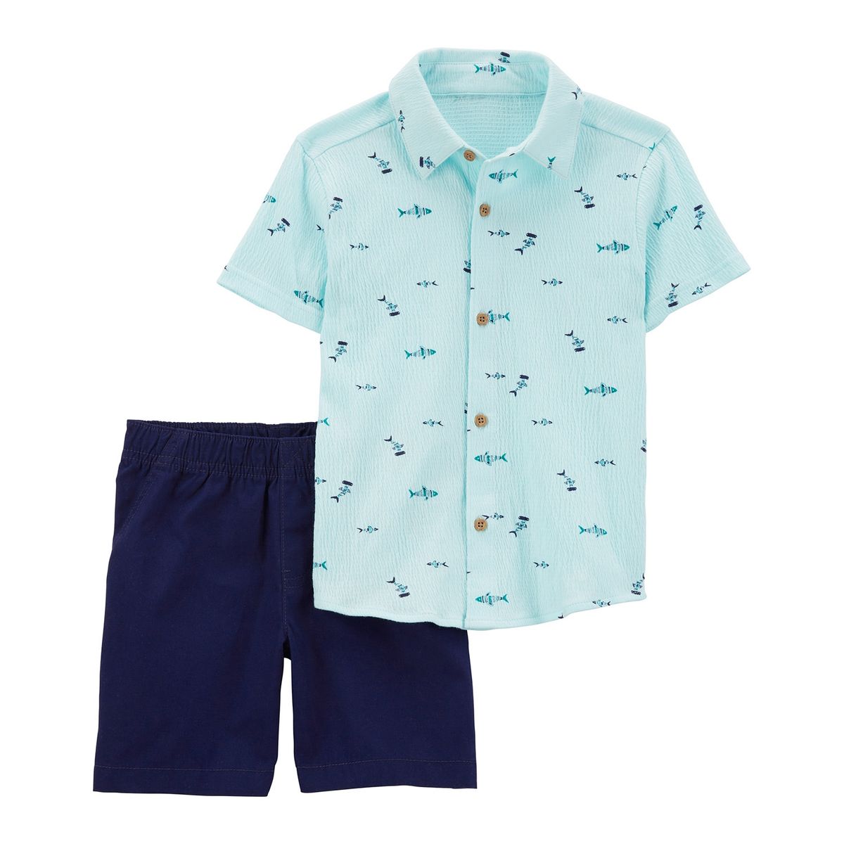 CARTER'S - Conjunto 2 Piezas Camisa y Short Bebé Niño Carter's