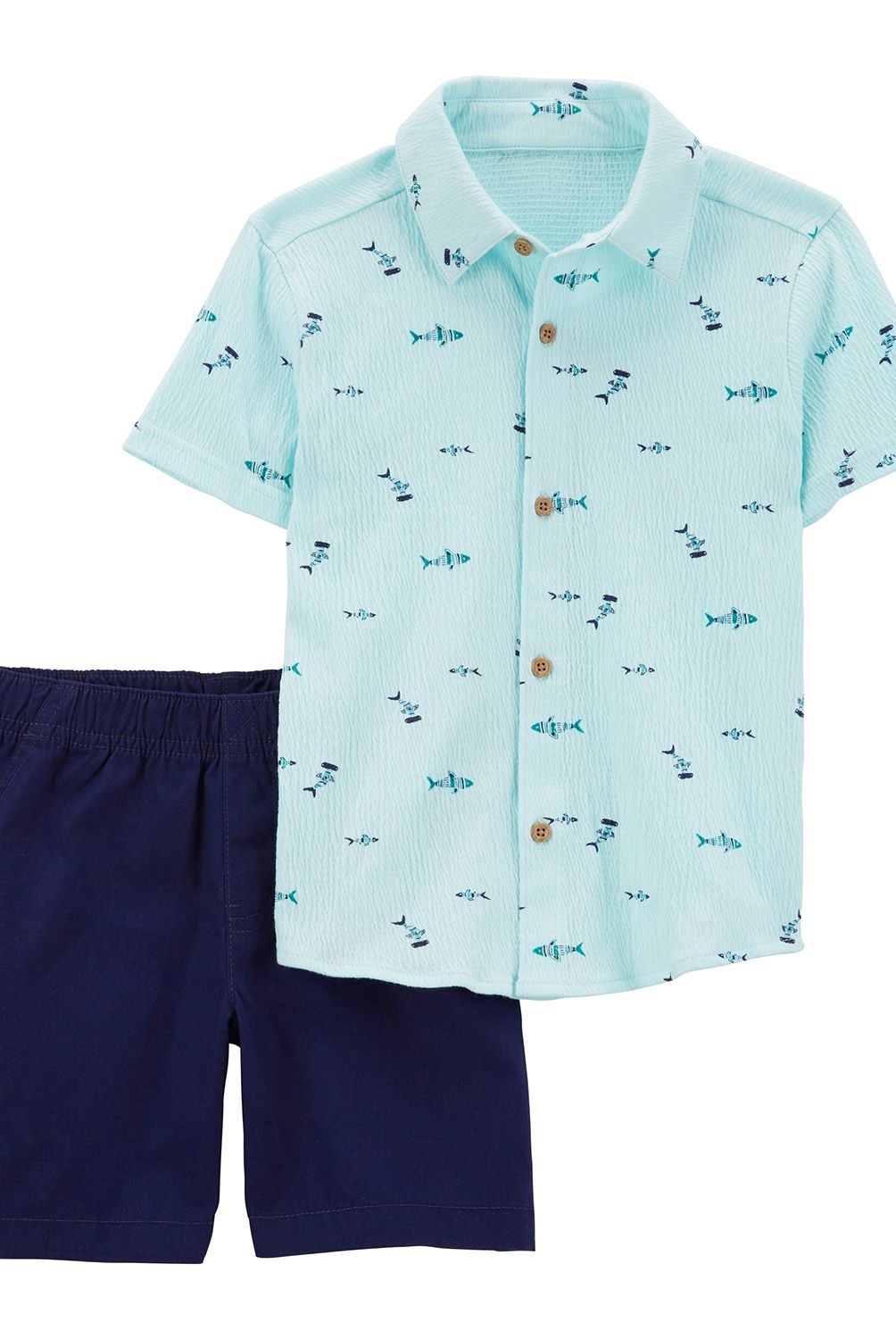 CARTER'S - Conjunto 2 Piezas Camisa y Short Bebé Niño Carter's
