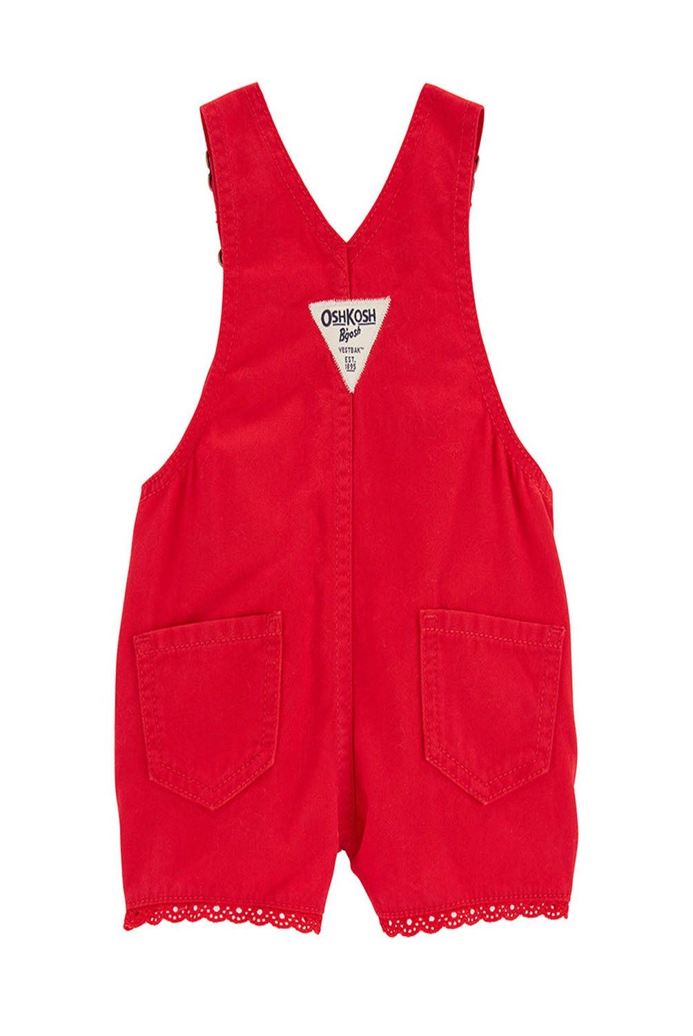 OSHKOSH - Jardinera Corta Algodón Bebé Niña Oshkosh