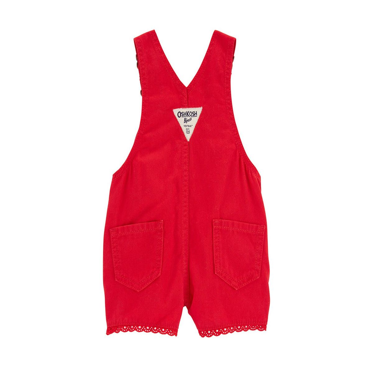 OSHKOSH - Jardinera Corta Algodón Bebé Niña Oshkosh