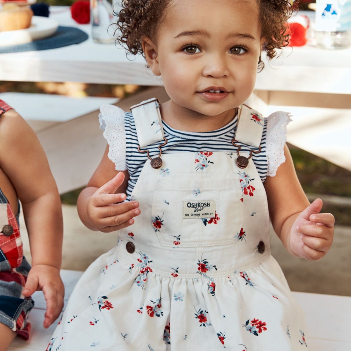 OSHKOSH - Jardinera Corta Algodón Niño Oshkosh