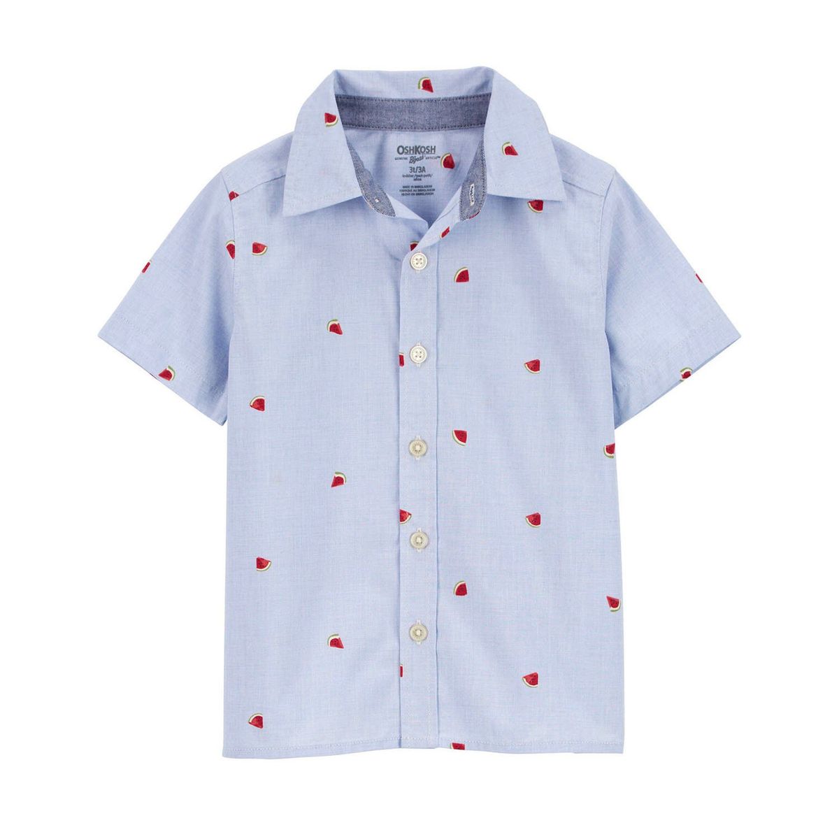 OSHKOSH - Camisa Algodón Estampada Niño Oshkosh
