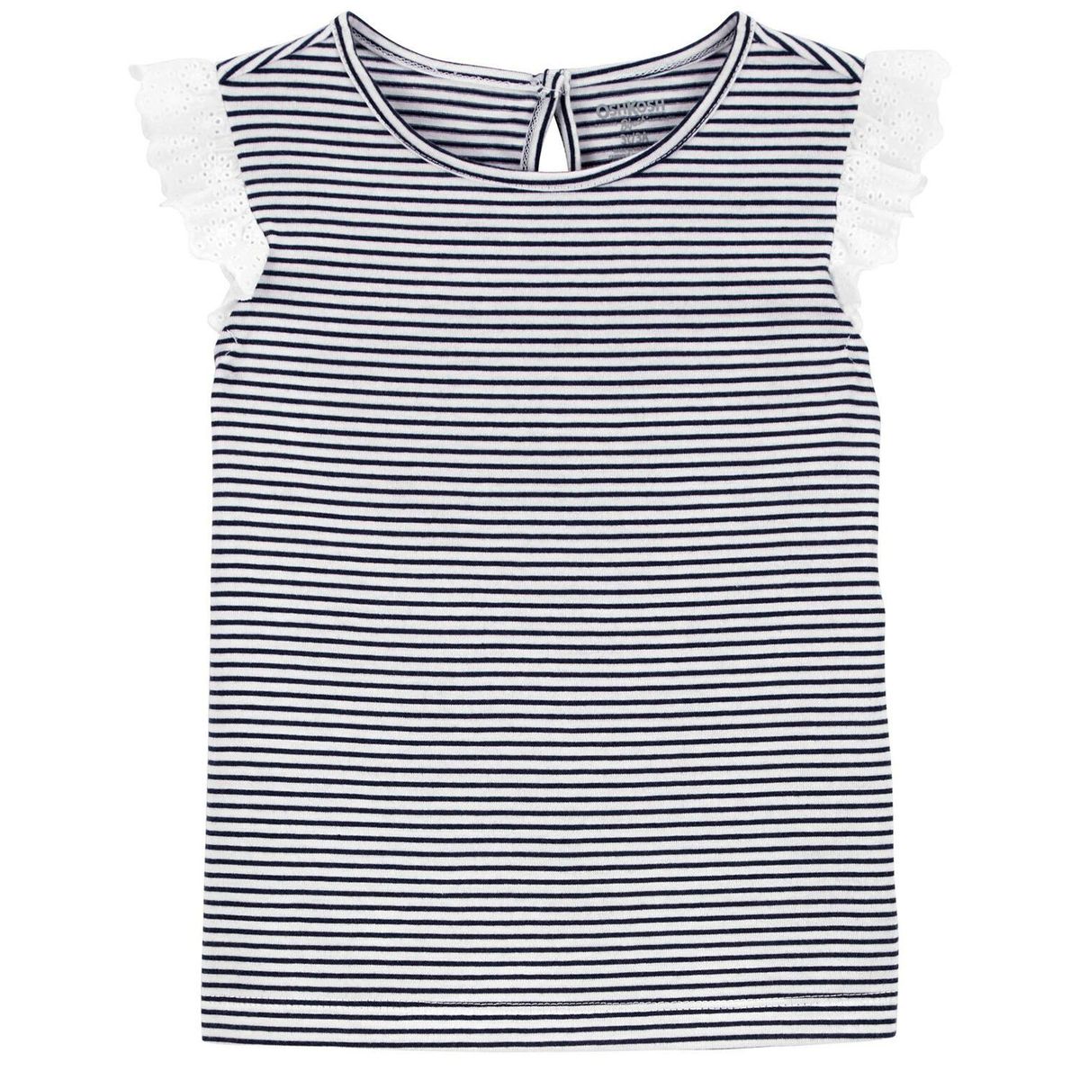 OSHKOSH - Polera Algodón Rayas Niña Oshkosh